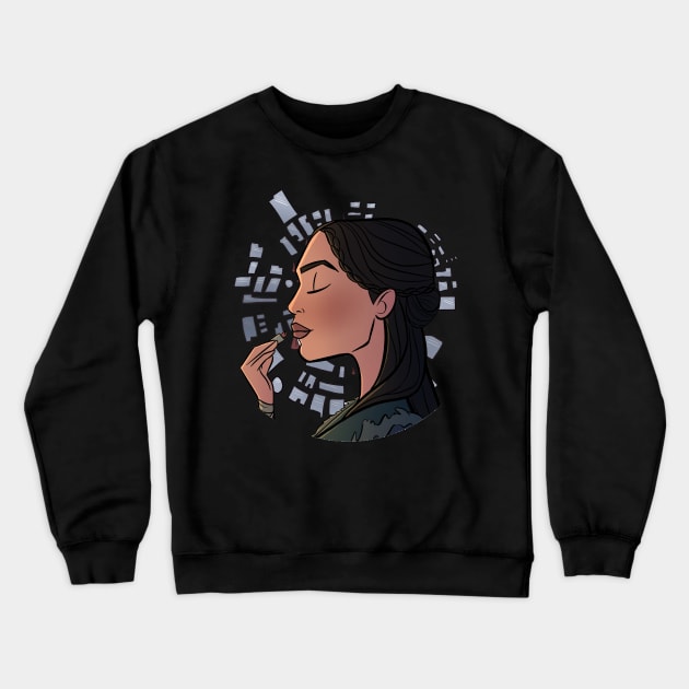 Lipstick Omera Crewneck Sweatshirt by Lipstick and Lightsabers